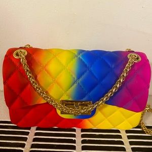 Rainbow jelly purse!